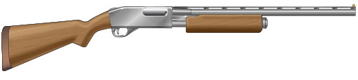 Pump-action shotgun